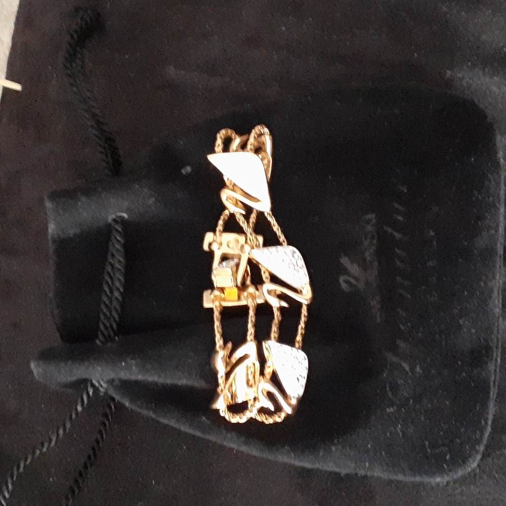 Vintage Swarovski Crystal Swan Bracelet